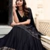 1906BLK_CLO1.jpg Black Chanderi Silk Lehenga Choli Set