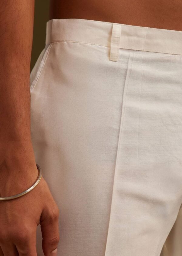 368_5 Cream Brown Silk Floral Printed Kurta Set