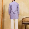 Luxury Lavender Embroidered Designer Kurta Set For Special Occasion
