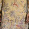 Yellow Viscose Silk Mens kurta for haldi ceremony