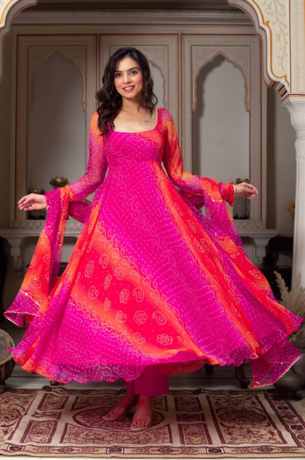 Exotic Rangoli Georgette Suit Set