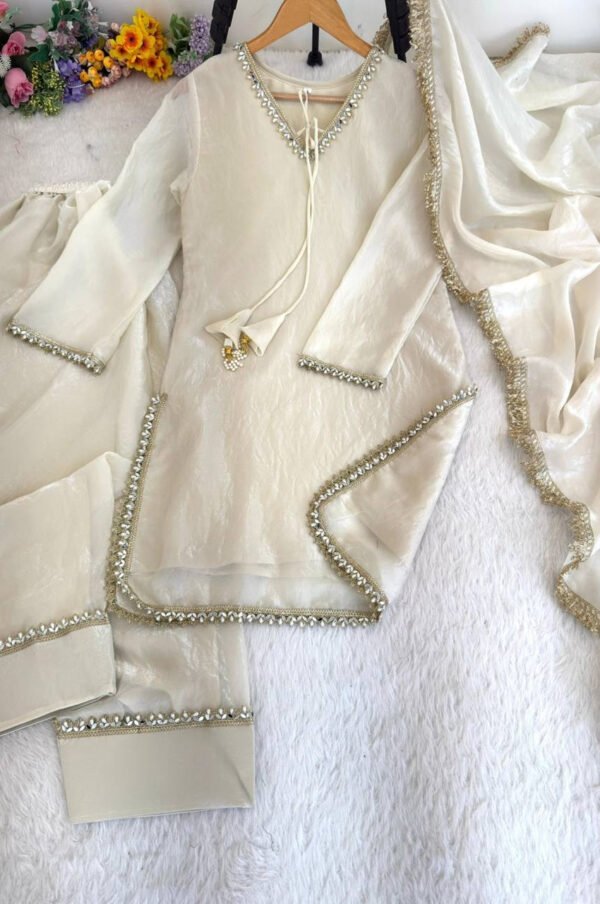 Misty Beige Farsi Style Salwar Suit