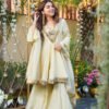 Ivory Shishmahal Palazzo Suit