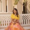 KA-5032YELLOW_3.jpg Suratikart Yellow Silk Lehenga with Designer Blouse