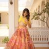 KA-5032YELLOW_7.jpg Suratikart Yellow Silk Lehenga with Designer Blouse