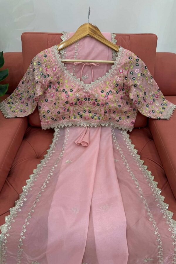 KD-497pink_1_ad718c28-7b39-41f2-a1be-c4f229398d21.jpg Pink Color Beautiful Designer Saree on Tibby Silk Fabric