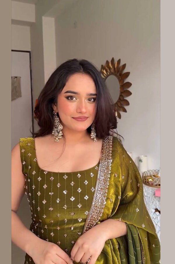 KD1577_1.jpg Mehndi Green Suit Set By Suratikart