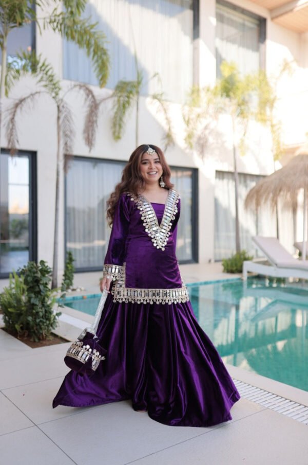 LW-9307_6.jpg Royal Purple Ice Velvet Suit Set