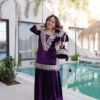 LW-9307_8.jpg Royal Purple Ice Velvet Suit Set