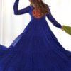 NKB-43_4.jpg Blue Laheriya Print Traditional Gown