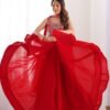 NKB-50RED_1.jpg Red Color Fully Flared Lehenga Choli with Exquisite Embroidery