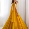 NKB-50YELLOW_5.jpg Yellow Color Fully Flared Lehenga Choli with Intricate Embroidery