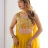 NKB-50YELLOW_6.jpg Yellow Color Fully Flared Lehenga Choli with Intricate Embroidery