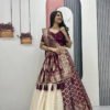Pc-560_1_b8d43457-52a0-4484-87eb-9ebb6bf5cde6.jpg Maroon Lehenga Saree Set – Royal Elegance with Modern Flair
