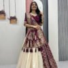 Pc-560_4_5e449c08-2082-45b4-9185-b0d5ee8293e5.jpg Maroon Lehenga Saree Set – Royal Elegance with Modern Flair