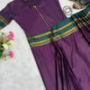 Grape Purple Zip & Go Gown Saree