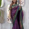 Grape Purple Zip & Go Gown Saree
