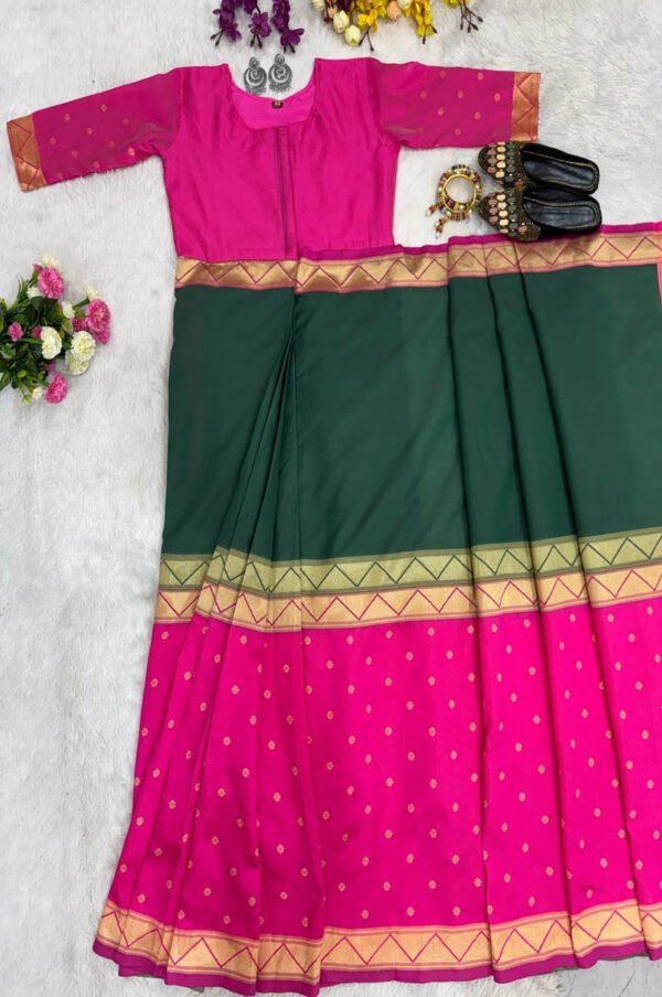 Mysore Silk Zip Saree Gown