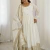 White Bollywood Style Anarkali Suit