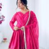 SRK-5300PINK_1.jpg Exotic Pink Designer Sharara Suit Set