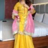 STD-6062_1.jpg Neha Bhandari Sunshine Yellow Sharara Set